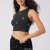 Angel Couture kort topp med små strassstenar över hela