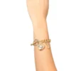 Armband med hjärtberlock
