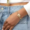 Armband med hjärtcharm och krona