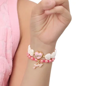 Barn väljer Juicy hjärtberlock 2-delat armbandsset