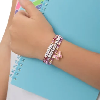 Barn väljer Juicy Superstar 3-delat set med stretchiga pärlaarmband
