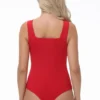 Big Bling Bodysuit med stor blingad rund hals