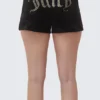 Big Bling-shorts i velour