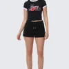Big Bling-shorts i velour