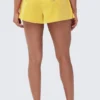 Big Bling tvättade frottéshorts