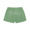 Big Bling tvättade frottéshorts