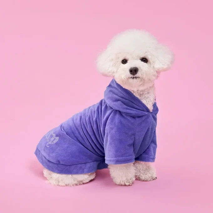Bling Velour-huvtröja för husdjur