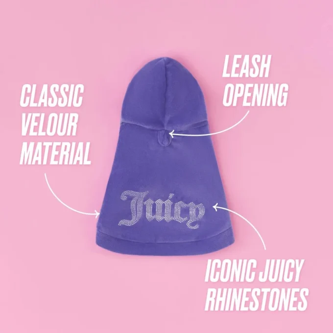 Bling Velour-huvtröja för husdjur