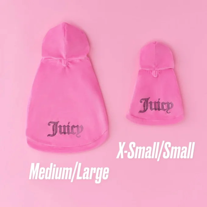 Bling Velour-huvtröja för husdjur