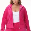 Wifey anpassningsbar velour-huvtröja med Big Bling-strassstenar