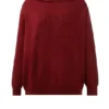 Broderad oversized-huvtröja