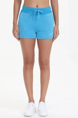 Broderade shorts i frotté