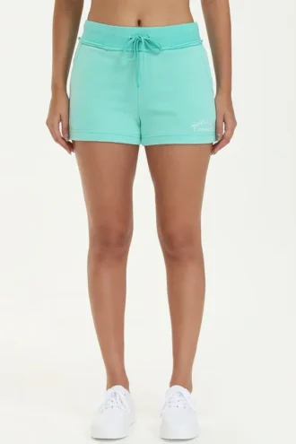 Broderade shorts i frotté