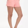 Broderade shorts i frotté