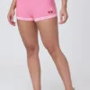 Broderade shorts med kantstickning
