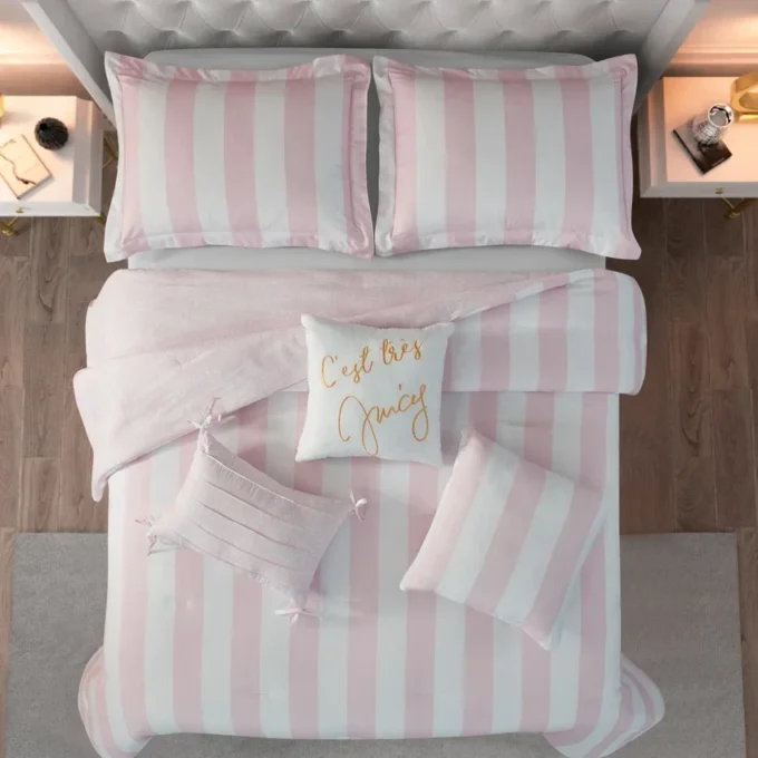 Cabana Striped Reversible Comforter Set