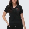 Cherry Bling-huvtröja i velour