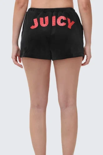 Cherry Bling-shorts i velour