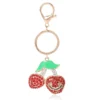 Cherry Charm nyckelring för väskor