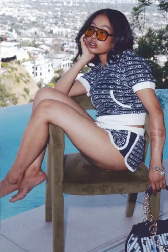 Dolphin-shorts med logostripe
