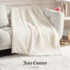 Faux fur-filtar med ögonfransmönster