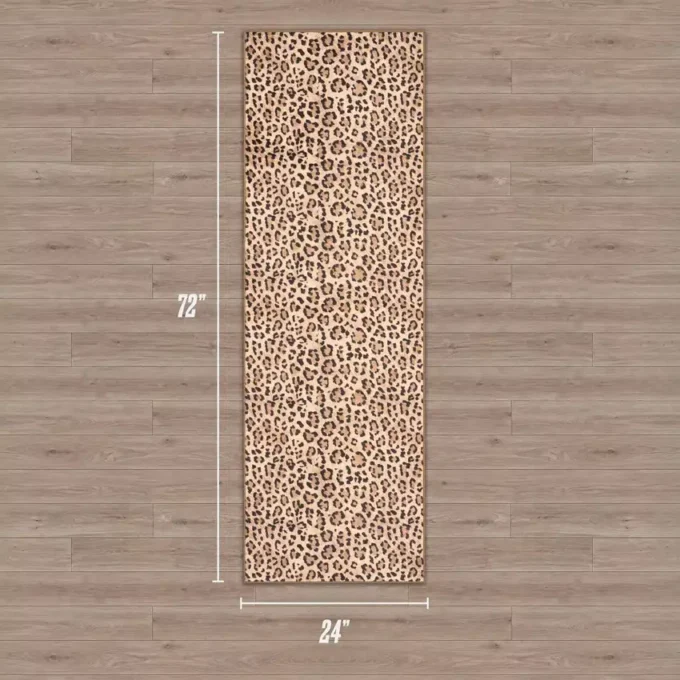 Fin tvättbart mattor, 2′ x 6′