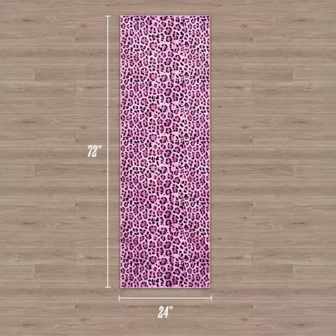 Fin tvättbart mattor, 2′ x 6′