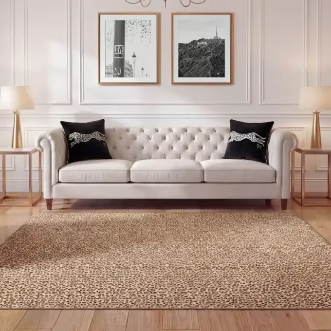 Fintvättbart mattor, 7’10 X 10′