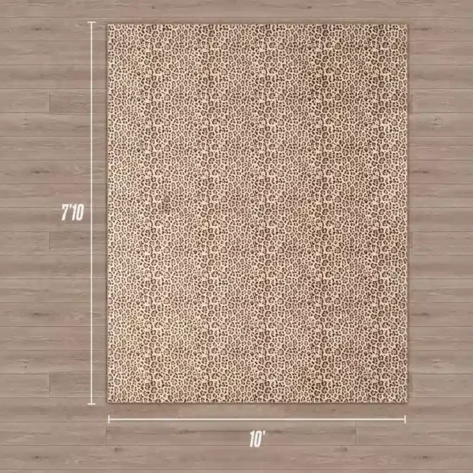 Fintvättbart mattor, 7’10 X 10′