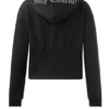 Fleece-korsett-huvtröja