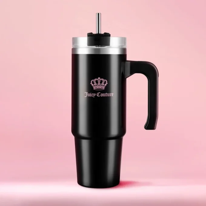 Glam Logo vattenflaska i rostfritt stål