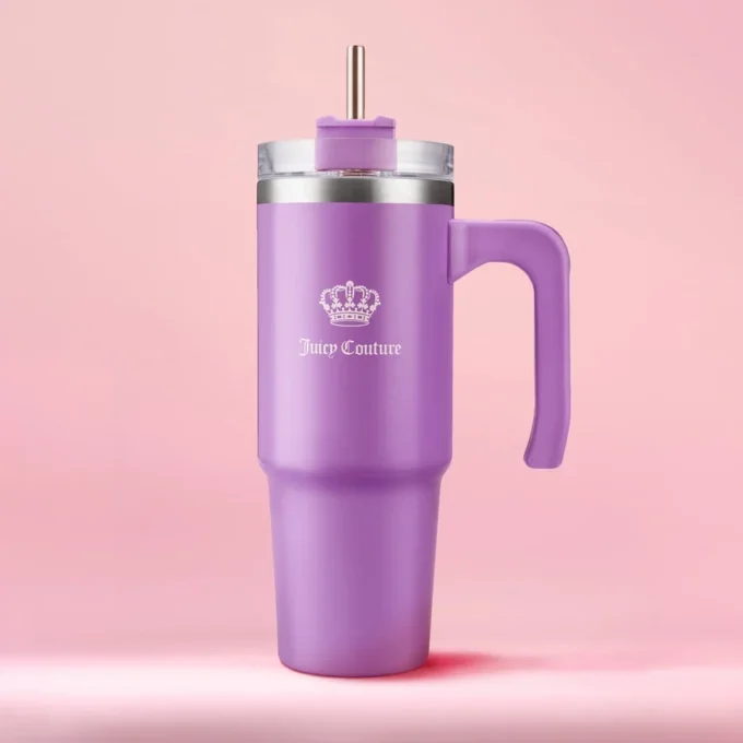 Glam Logo vattenflaska i rostfritt stål