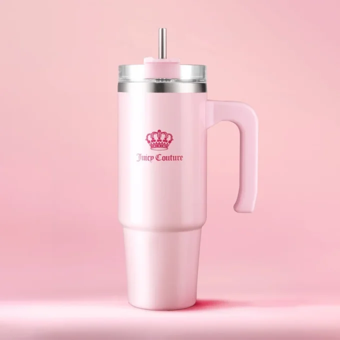 Glam Logo vattenflaska i rostfritt stål