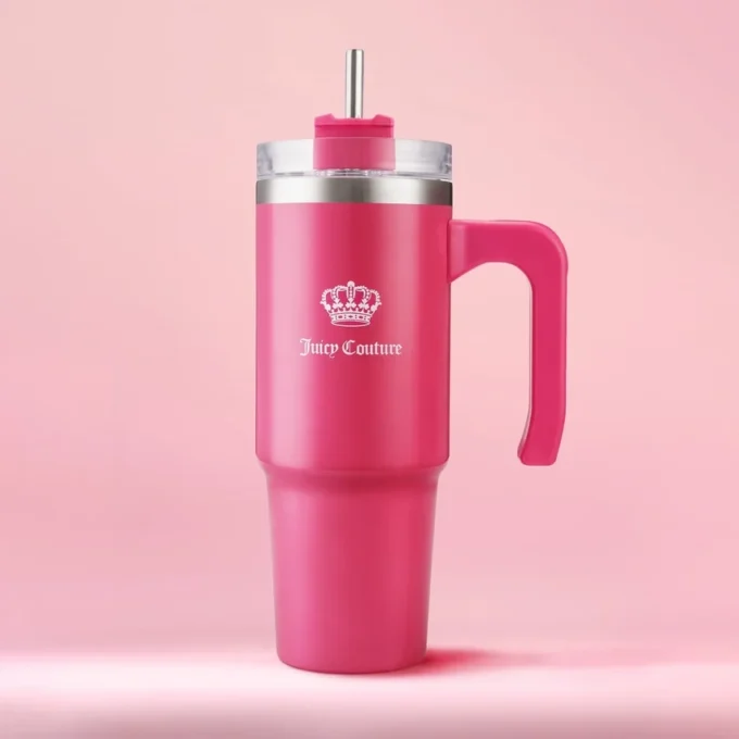 Glam Logo vattenflaska i rostfritt stål