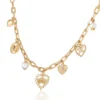 Halsband med hjärtformad Juicy-logotyp