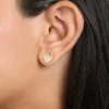 Halsband med nyckelberlock och örhängen med lås