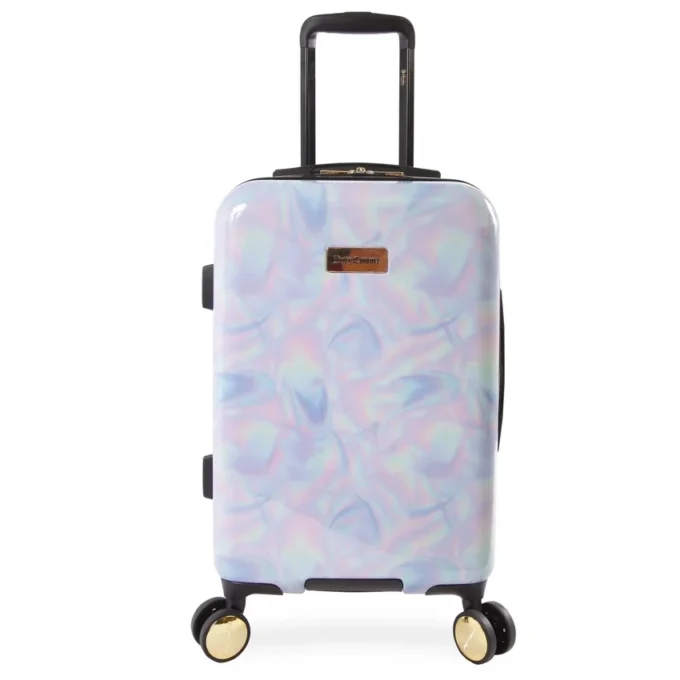 Handbagage med hård skal och hjul