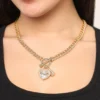 Heart and Juicy Toggle Charm-halsband