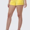 Heritage-shorts i Cotton Velour med broderi