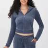 Hoodie i Heritage-Cotton Velour
