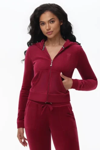Hoodie i Heritage-Cotton Velour