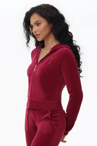 Hoodie i Heritage-Cotton Velour