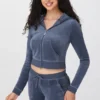 Hoodie i Heritage-Cotton Velour