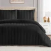 Jenny Velour Striped Jacquard-täckset