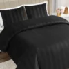Jenny Velour Striped Jacquard-täckset