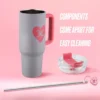 Jetsetter Hydration rostfritt stålmugg, 40 oz