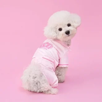 Juicy Couture pyjamas i silkeslen satin för husdjur