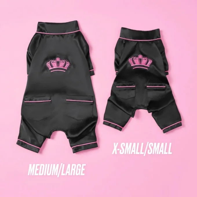 Juicy Couture pyjamas i silkeslen satin för husdjur