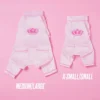 Juicy Couture pyjamas i silkeslen satin för husdjur