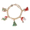 Juligt armband med charms